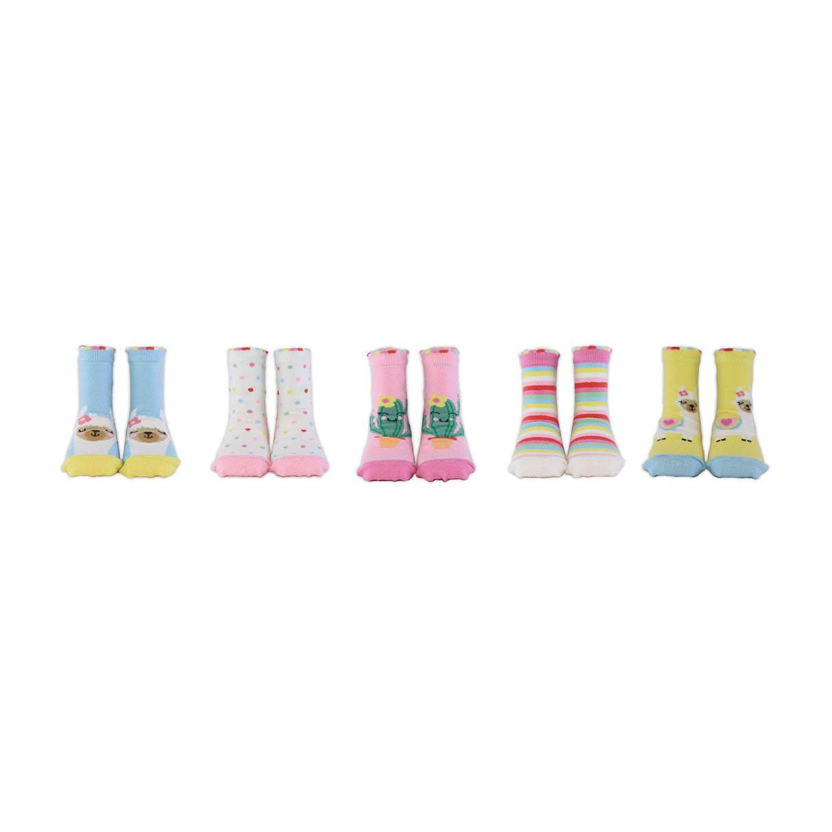 Lily das Lama Cucamelon Socken für Kleinkinder (5 Paar)