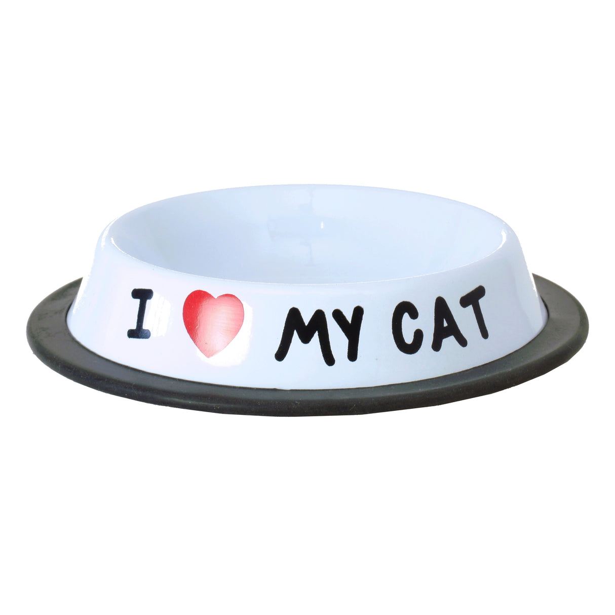 I Love my Cat Futternapf aus Edelstahl