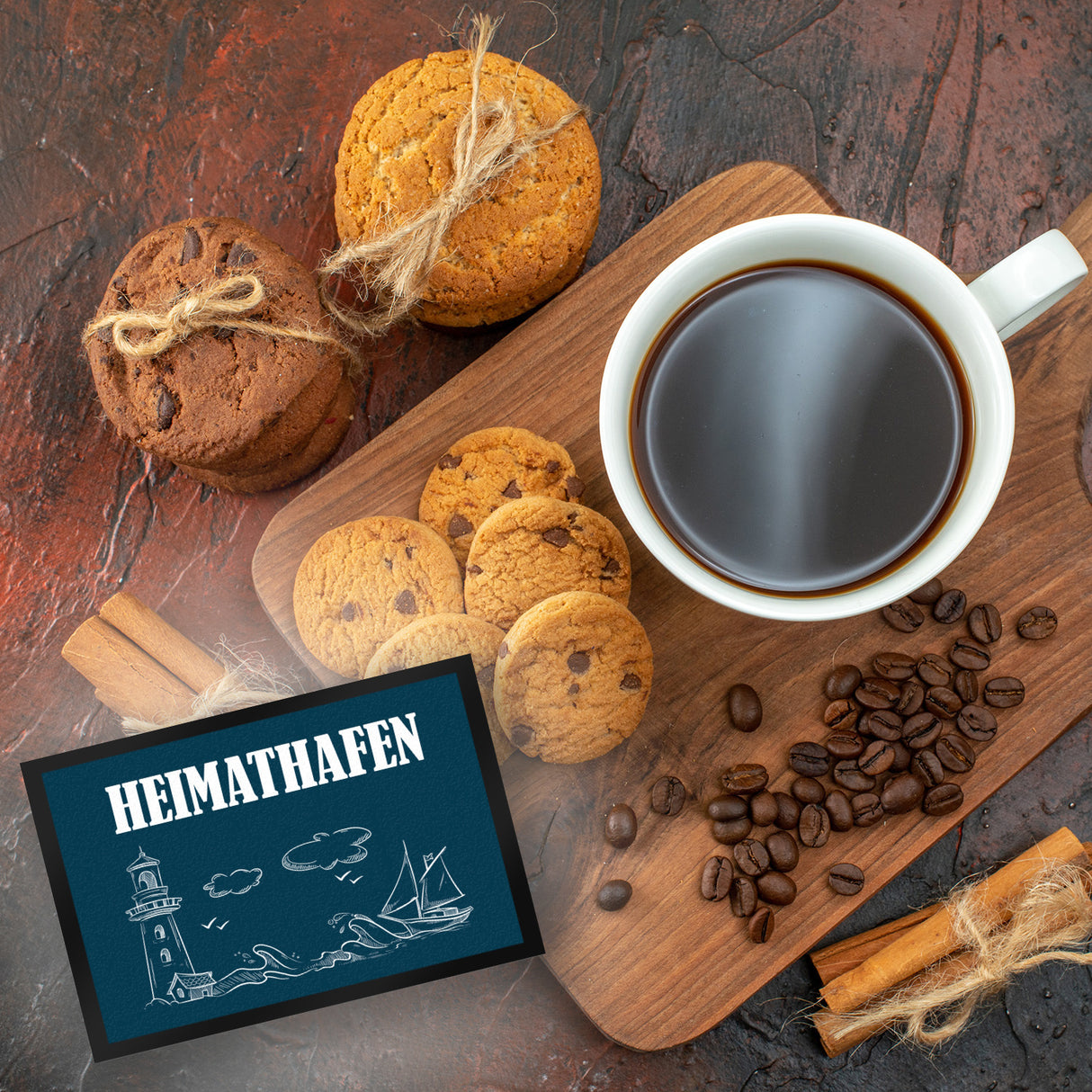 Heimathafen Leuchtturm Fußmatte