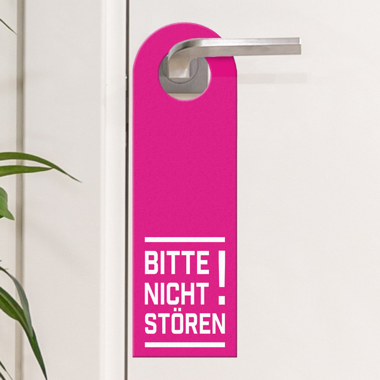 Bitte nicht stören! Türhänger in Pink