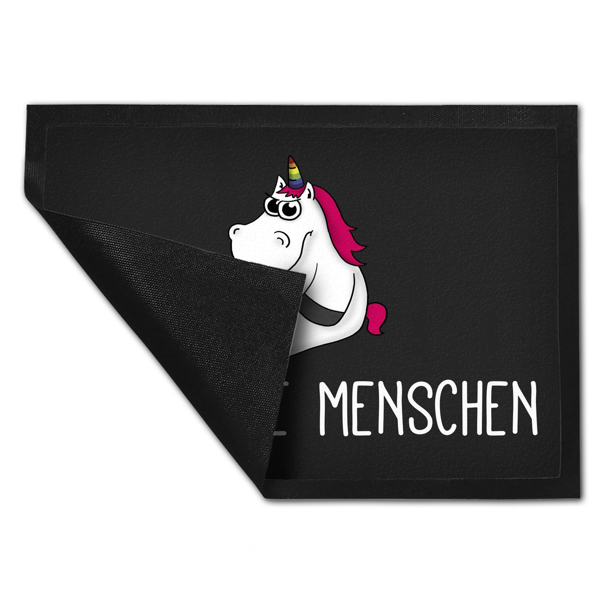 Ich hasse Menschen Honeycorns Einhorn Fußmatte