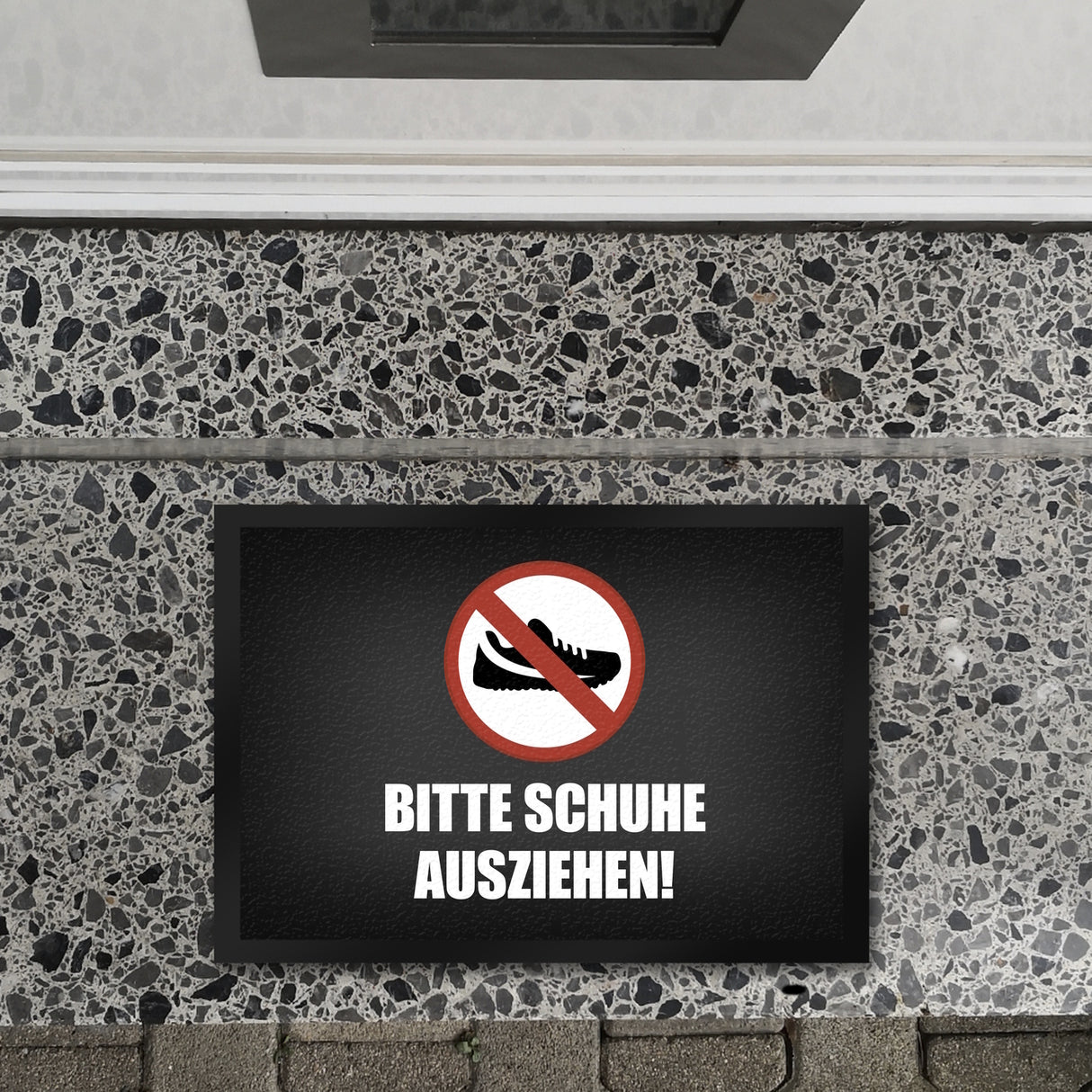 Bitte Schuhe ausziehen Fußmatte