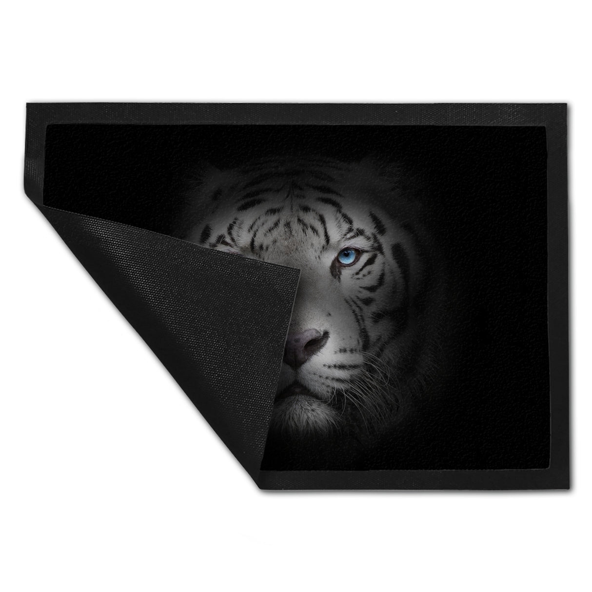 Weißer Tiger Fußmatte