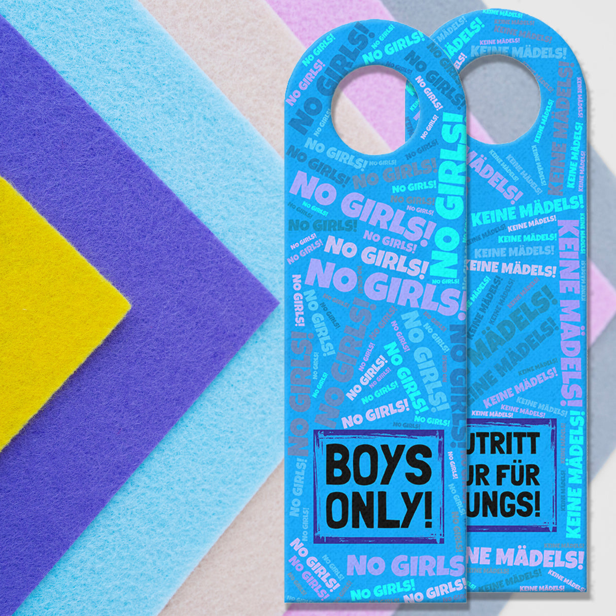 Türhänger - Zutritt nur für Jungs! - Boys Only!