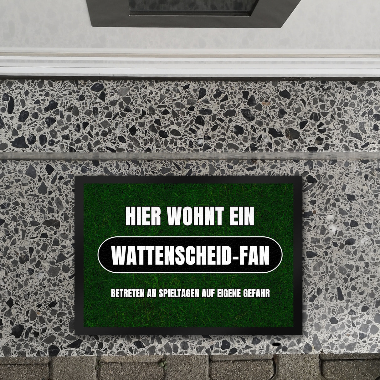 Hier wohnt ein Wattenscheid-Fan Fußmatte
