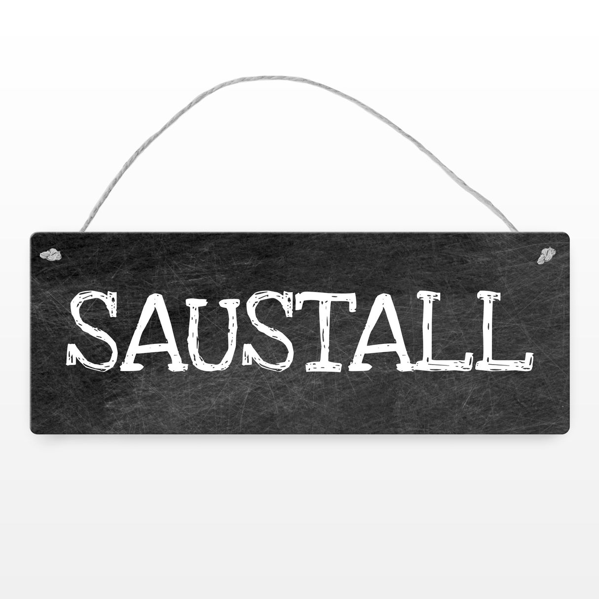 Saustall Metallschild das perfekte Türschild fürs Kinderzimmer