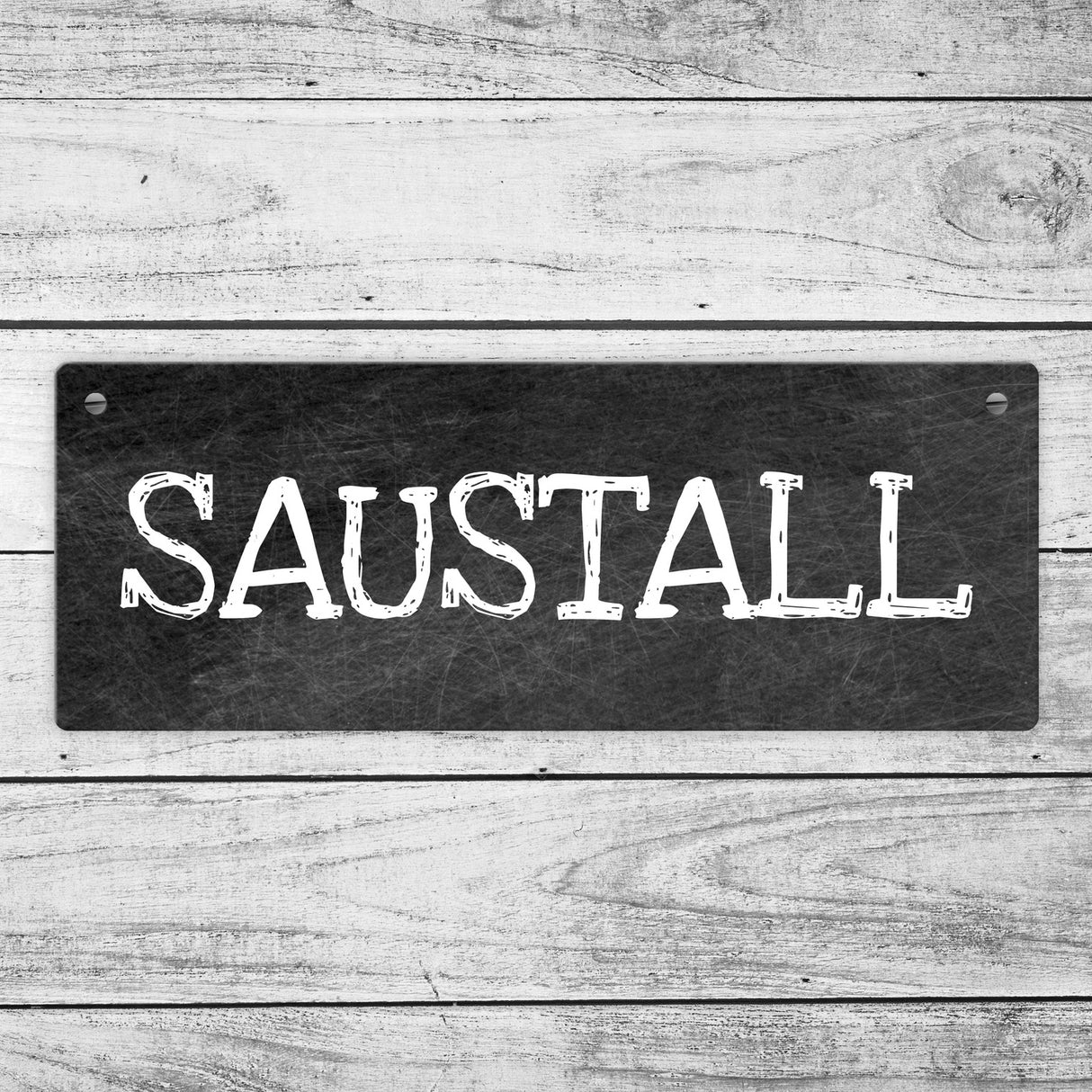 Saustall Metallschild das perfekte Türschild fürs Kinderzimmer