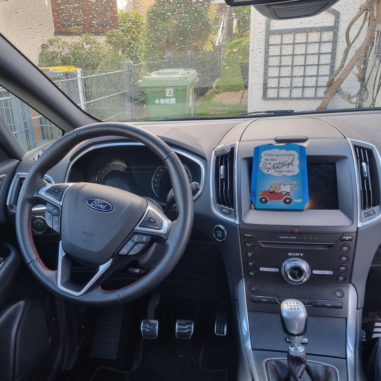 Fahre nie schneller als dein Schutzengel fliegen kann Parkscheibe
