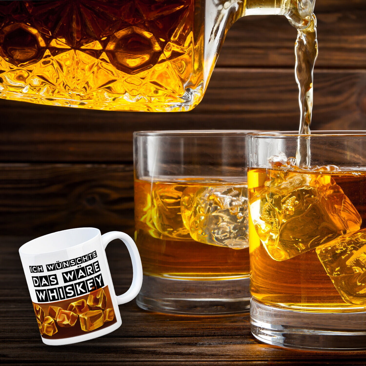 Ich wünschte das wäre Whiskey Kaffeetasse