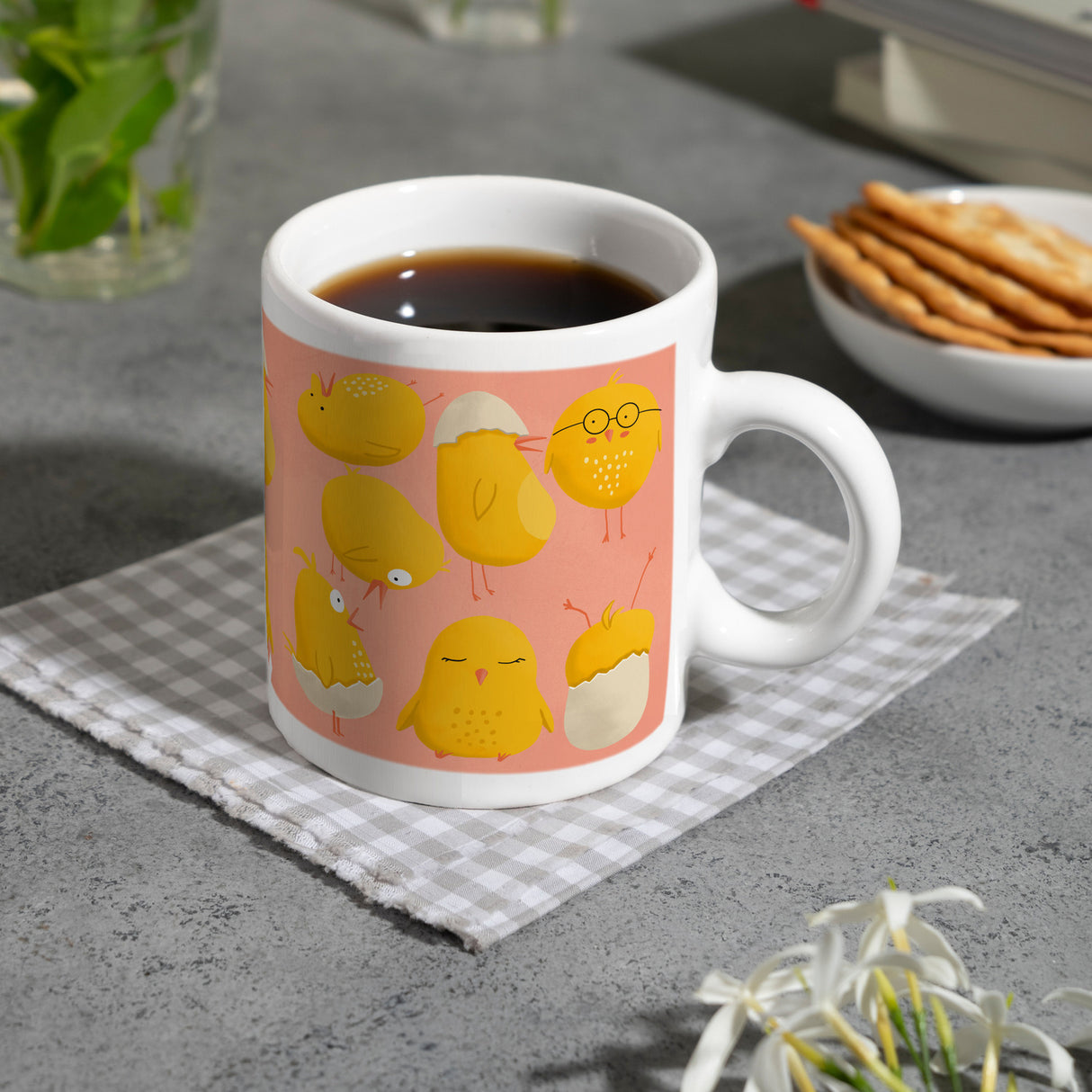 Küken Kaffeebecher für Ostern