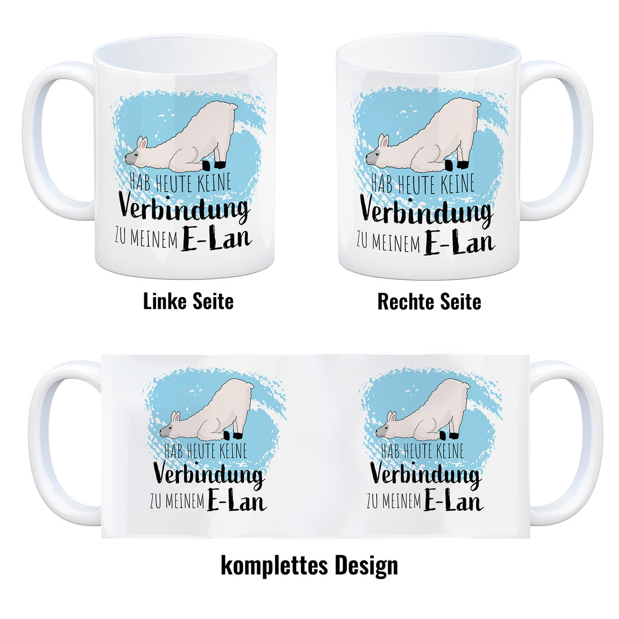 Hab heute keine Verbindung zu meinem E-Lan Alpaka Kaffeebecher
