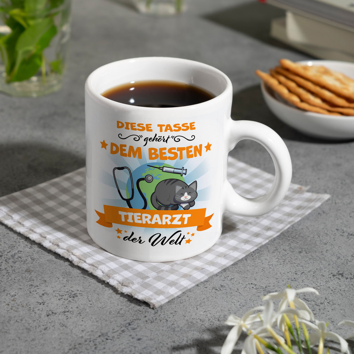 Bester Tierarzt der Welt Kaffeebecher