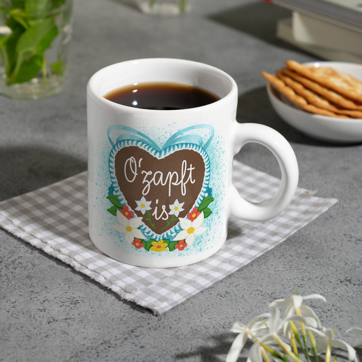 O'zapft is Kaffeebecher für das Oktoberfest