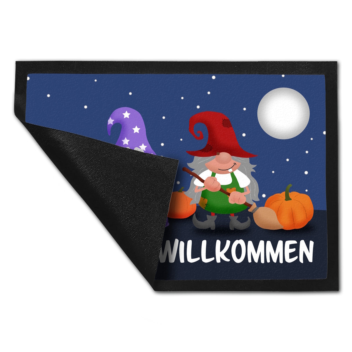 Hexlich Willkommen Fußmatte mit magischen Gnomen