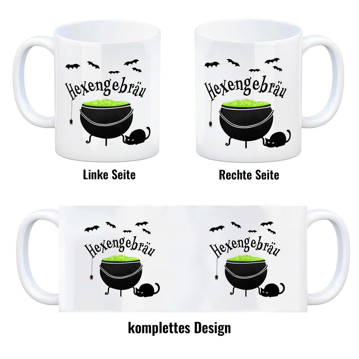 Hexengebräu Kaffeebecher für Halloween