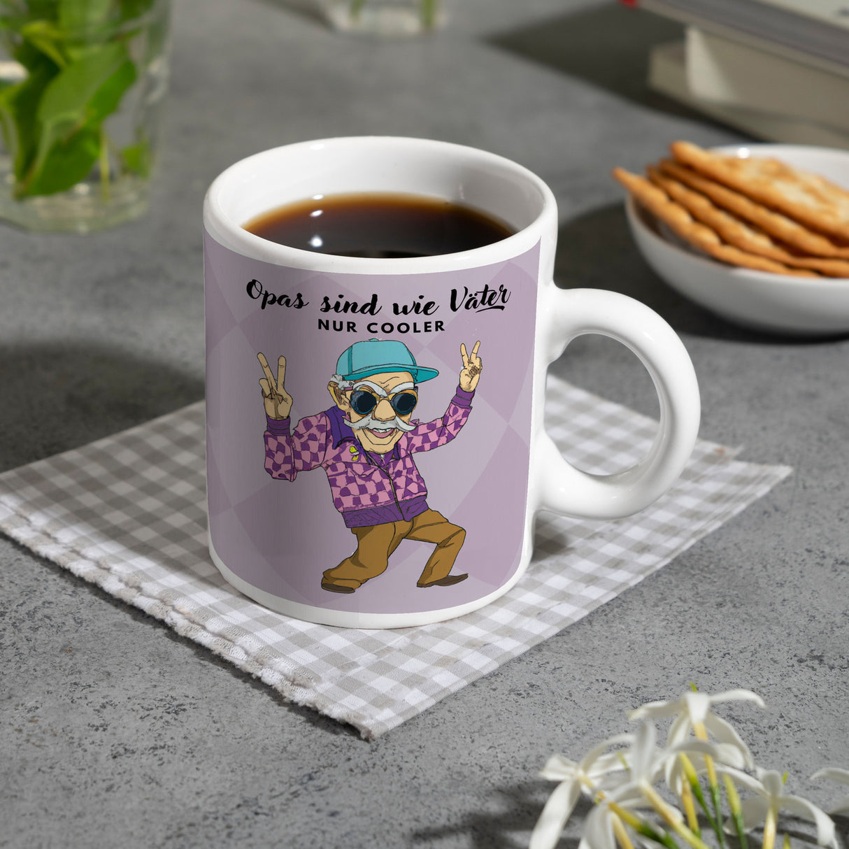Opas sind wie Väter nur cooler Kaffeebecher
