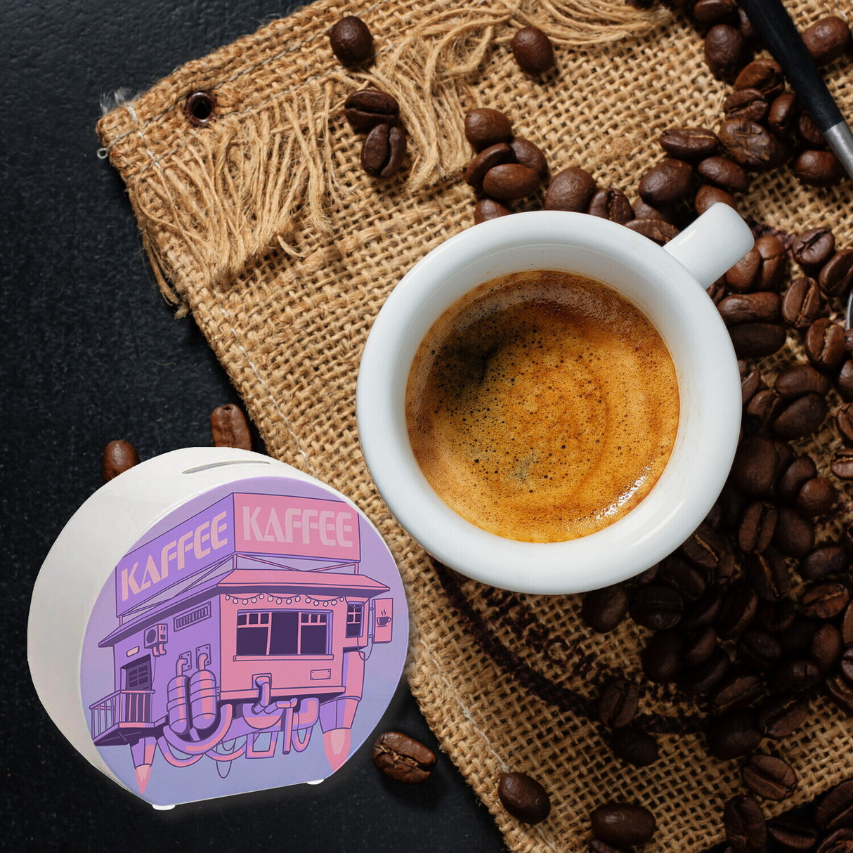 Science-Fiction Kaffeekasse Spardose