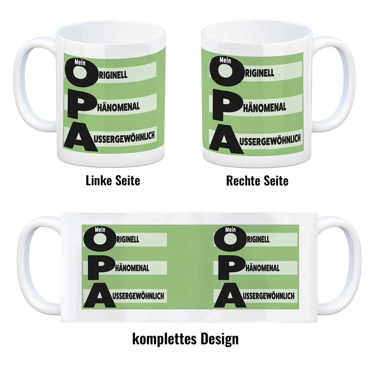 Mein Opa - Originell Phänomenal Außergewöhnlich Kaffeebecher