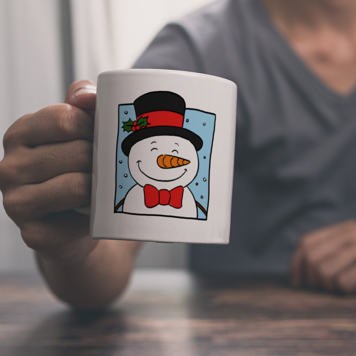 Schneemann & Pinguin Kaffeebecher