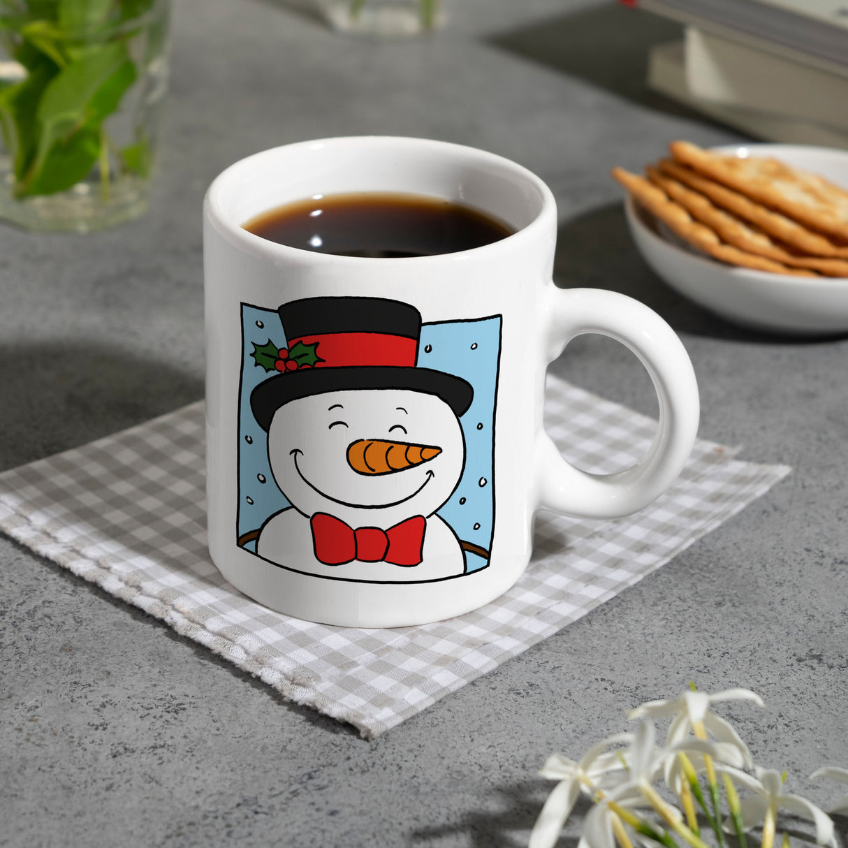 Schneemann & Pinguin Kaffeebecher