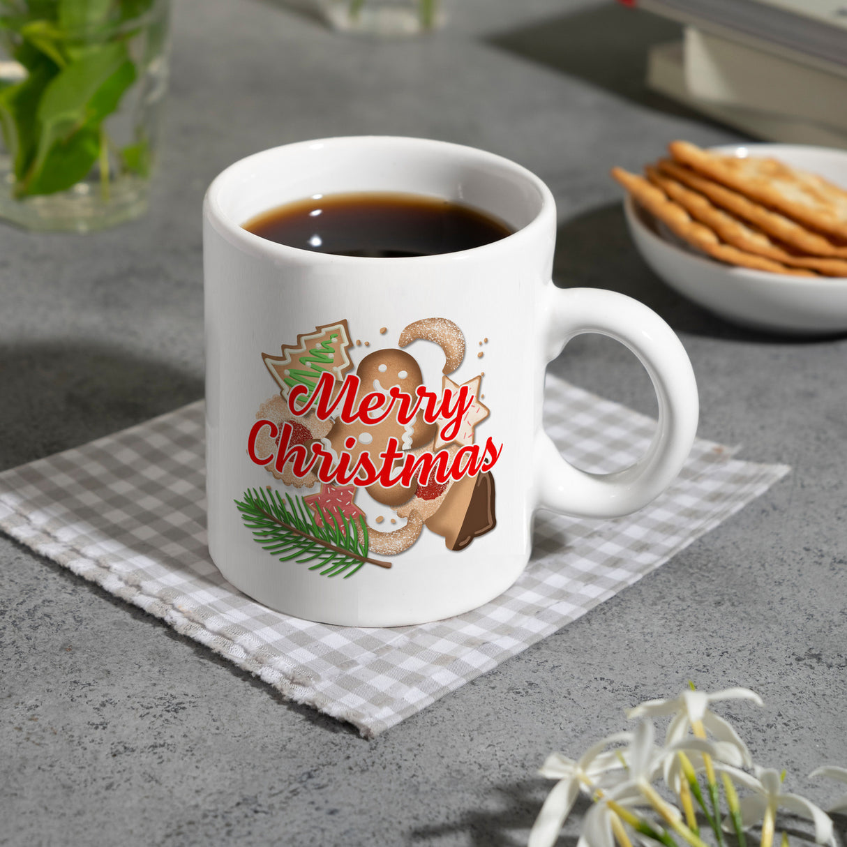 Merry Christmas Lebkuchen Kaffeebecher