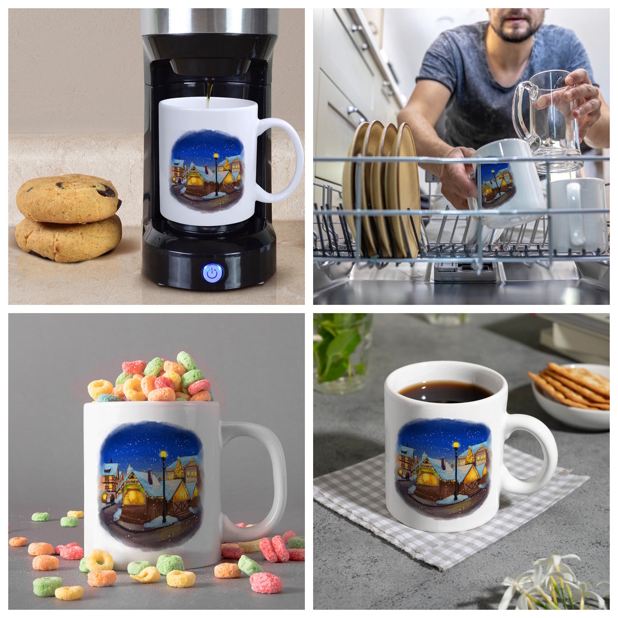 Glühweinstand Weihnachtsmarkt Variante 1 Kaffeebecher