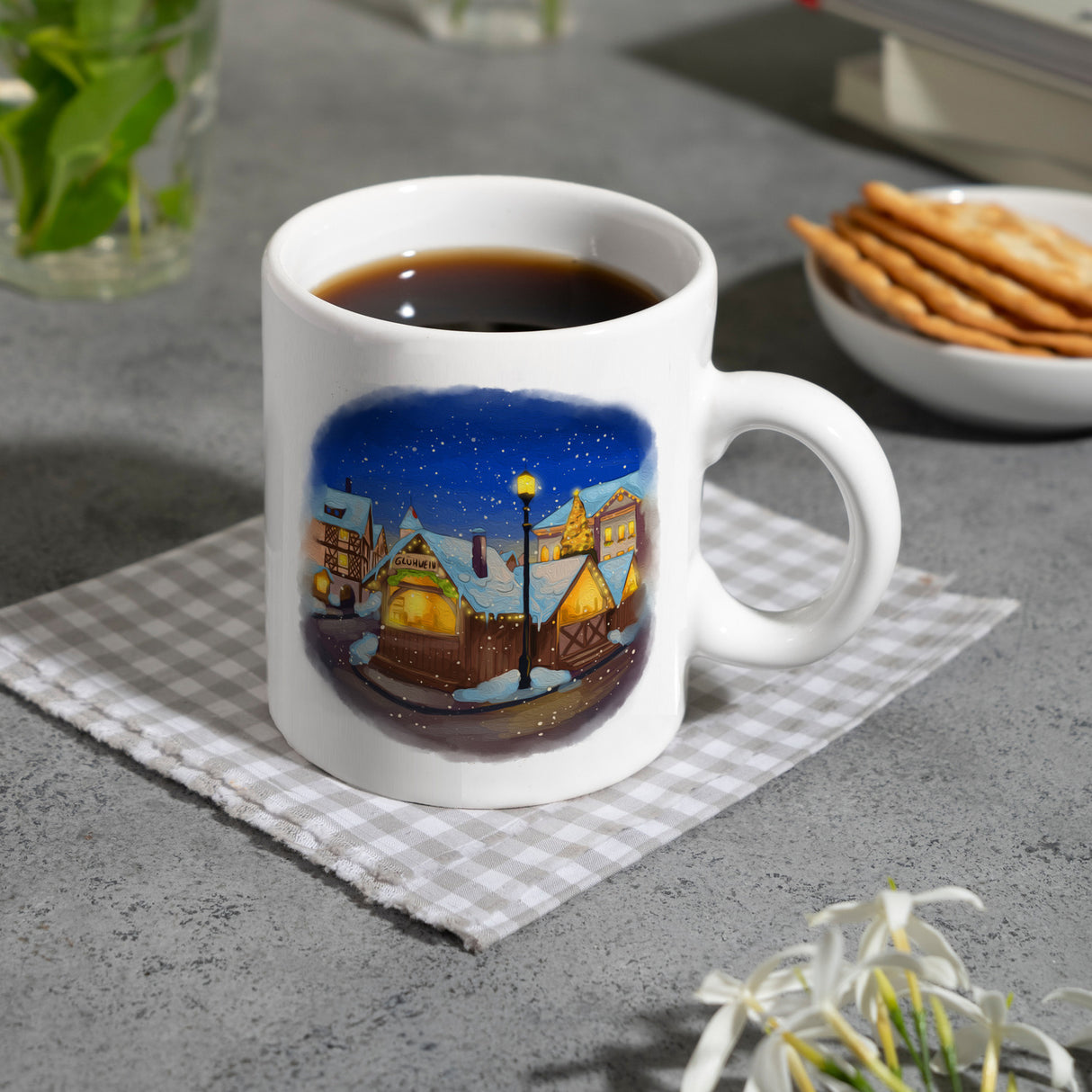 Glühweinstand Weihnachtsmarkt Variante 1 Kaffeebecher
