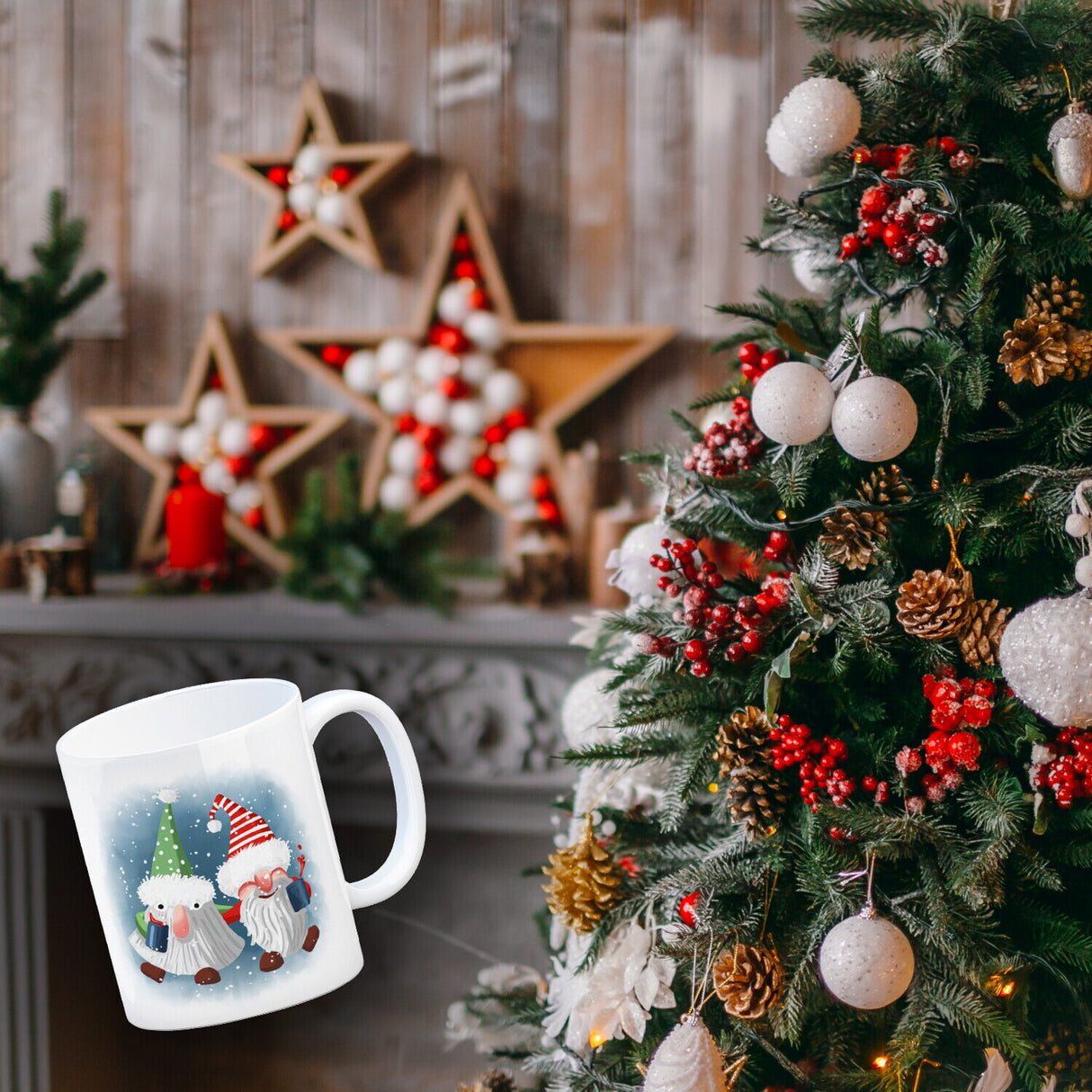Betrunkene Wichtel Weihnachten Kaffeebecher