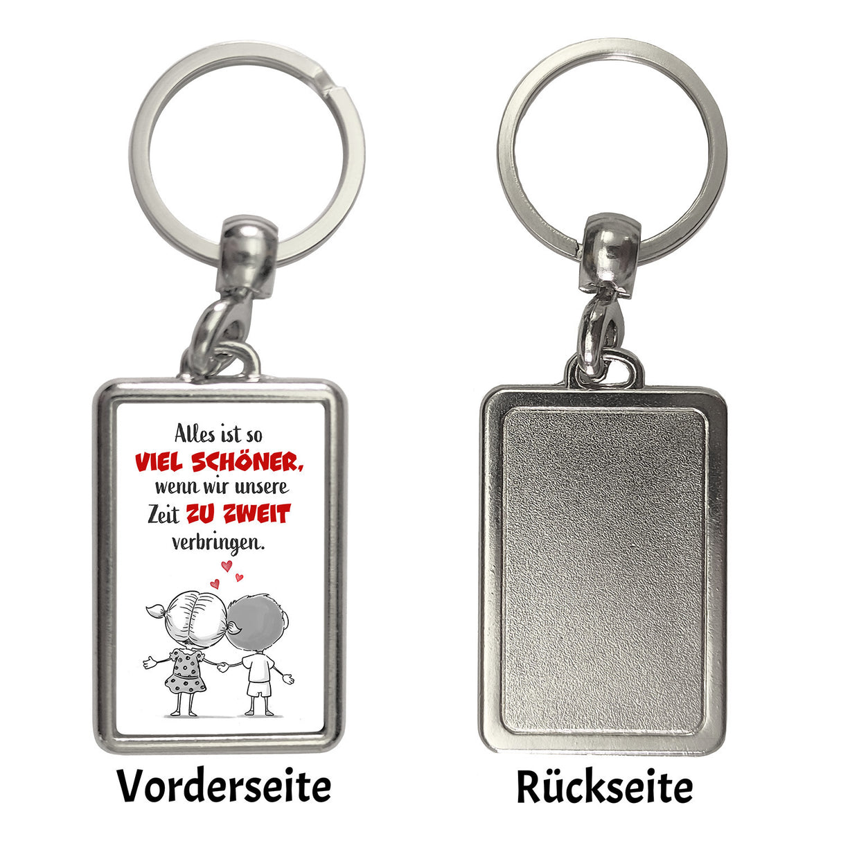 Alles ist so viel schöner zu zweit Schlüsselanhänger