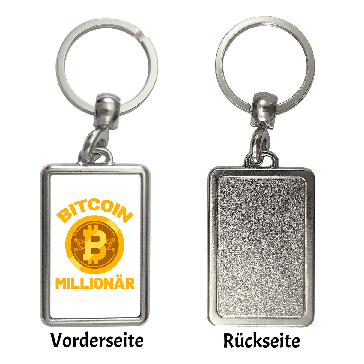 Bitcoin Millionär Kryptowährung Schlüsselanhänger