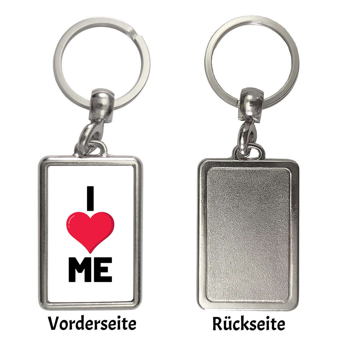 I love me Herz Schlüsselanhänger für Selbstverliebte