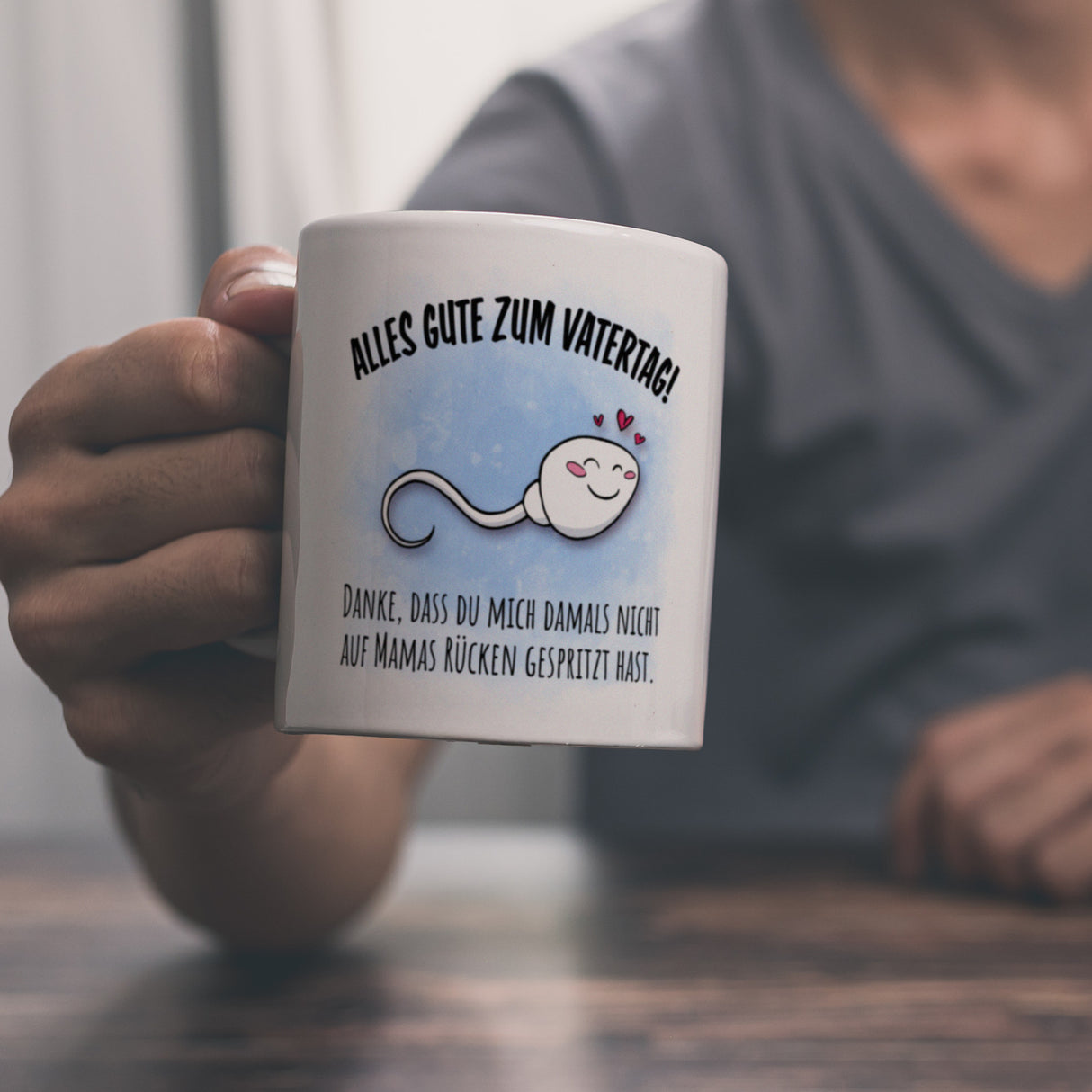 Danke Papa, dass du nicht Kaffeebecher zum Vatertag mit Rücken Spruch
