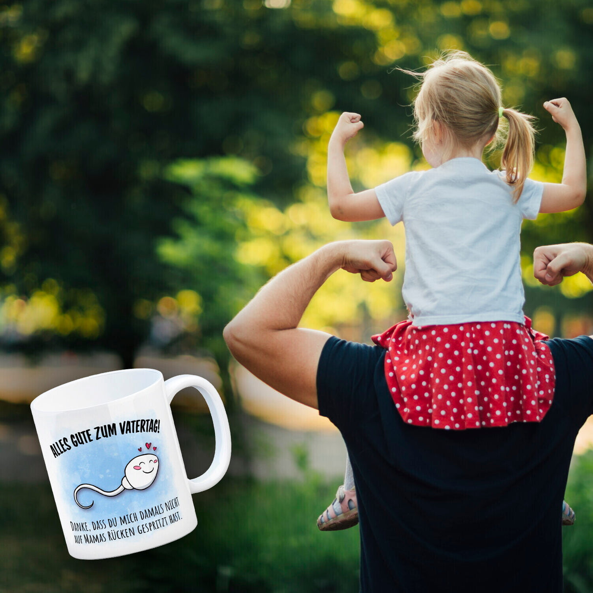 Danke Papa, dass du nicht Kaffeebecher zum Vatertag mit Rücken Spruch