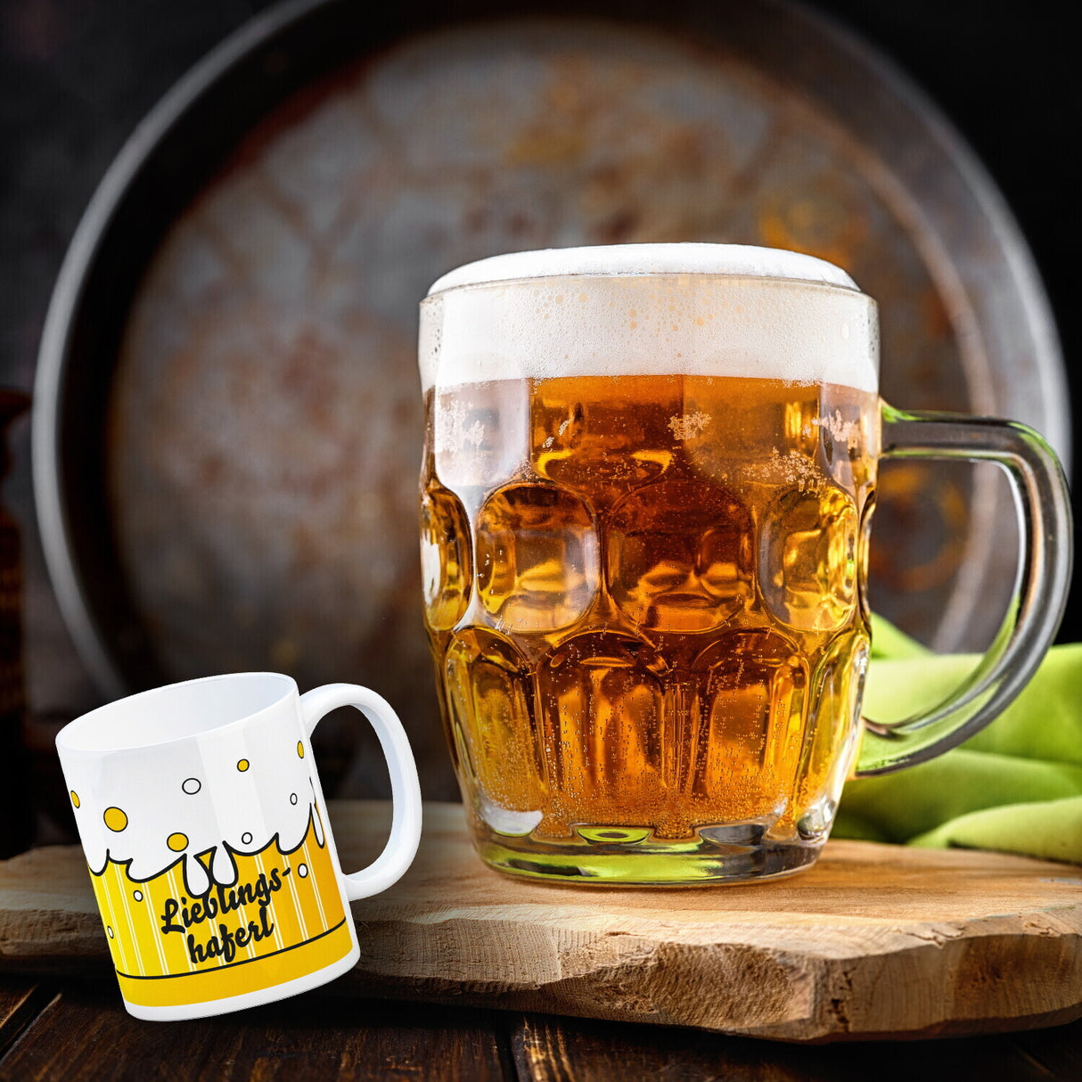 Lieblingshaferl Bier Kaffeebecher bayrisch