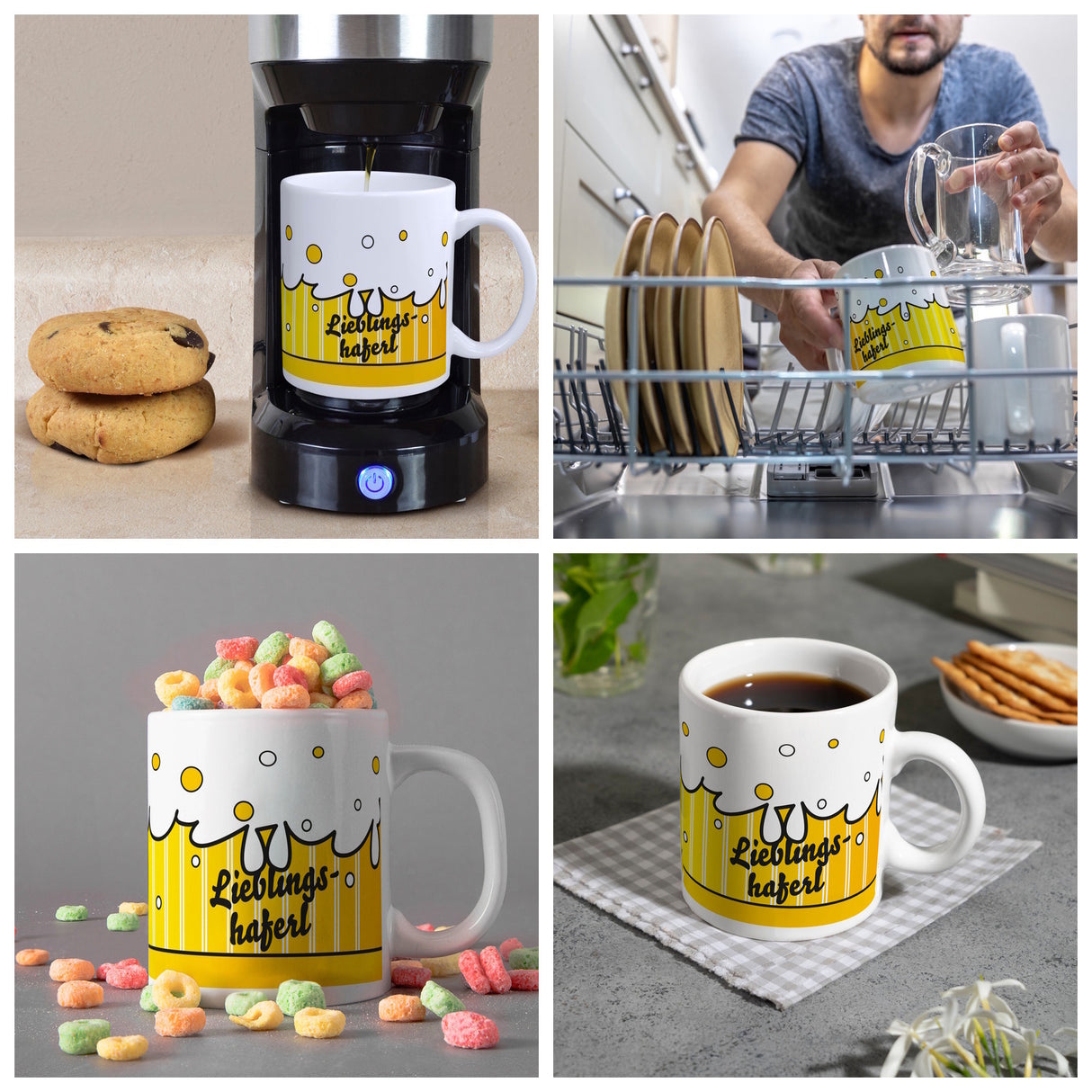 Lieblingshaferl Bier Kaffeebecher bayrisch
