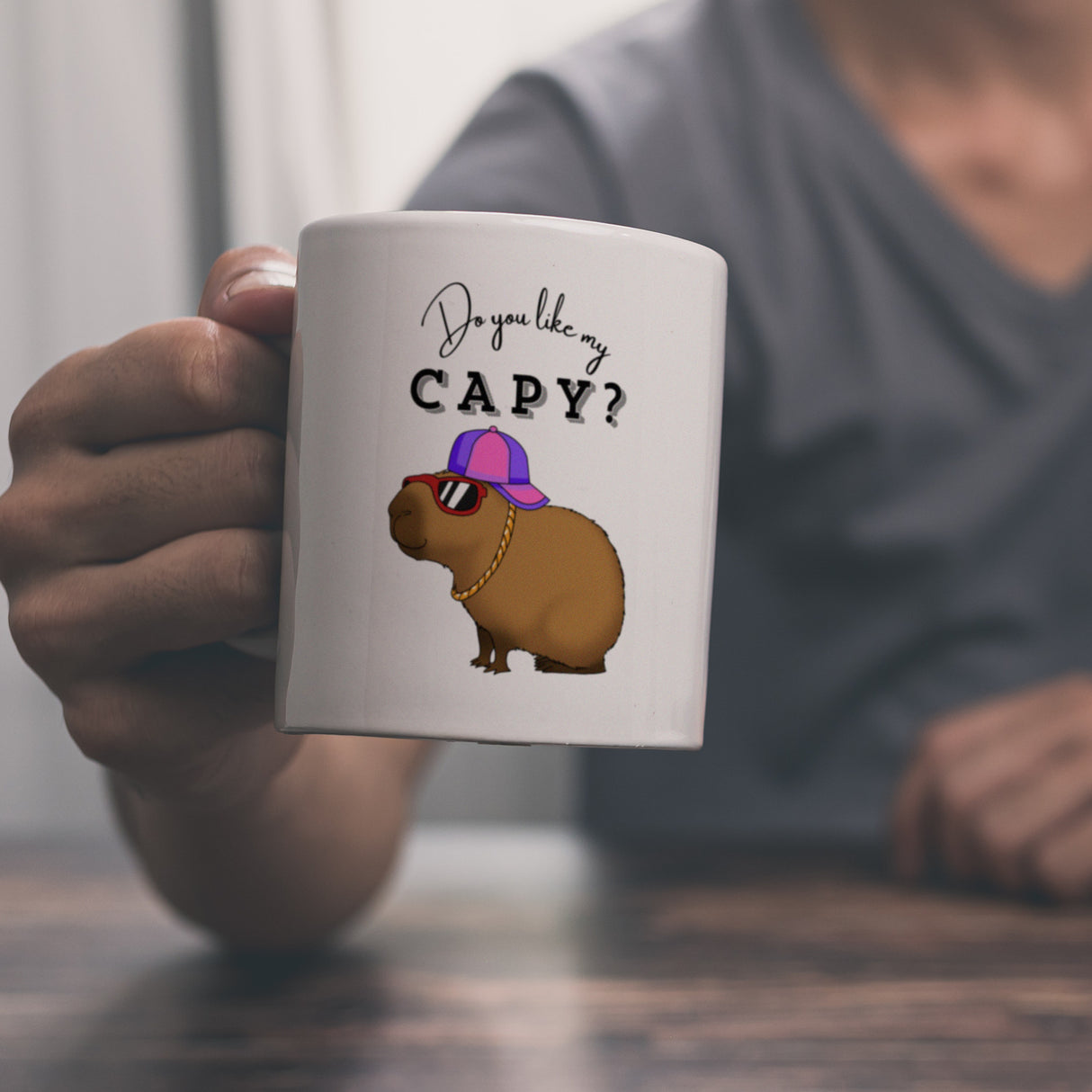 Do you like my Capy? Capybara Kaffeebecher