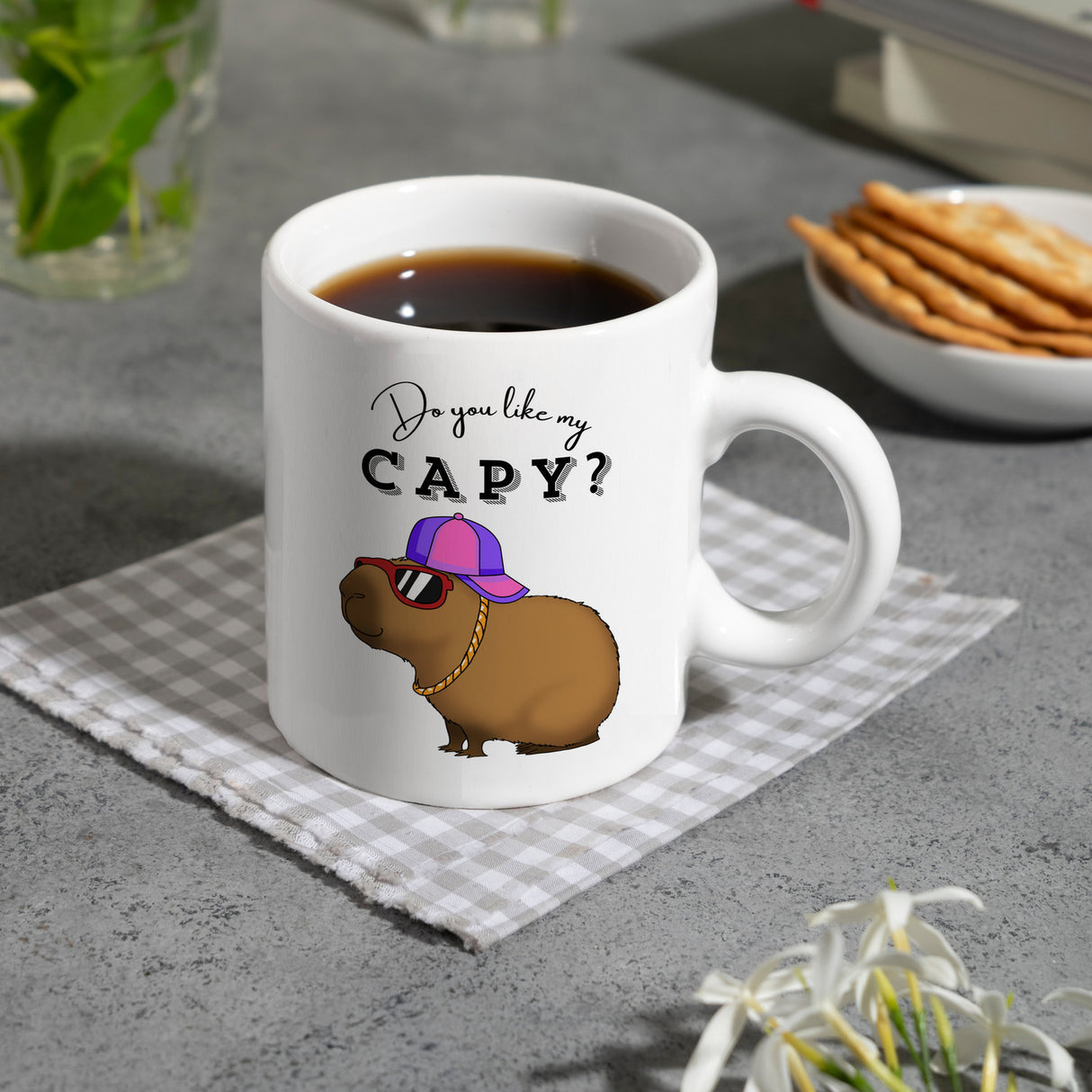 Do you like my Capy? Capybara Kaffeebecher