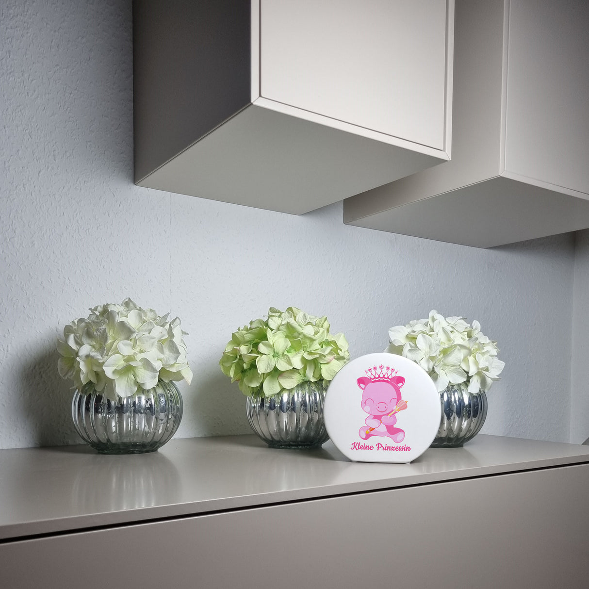 Kleine Prinzessin Spardose mit niedlichem Schweinchen