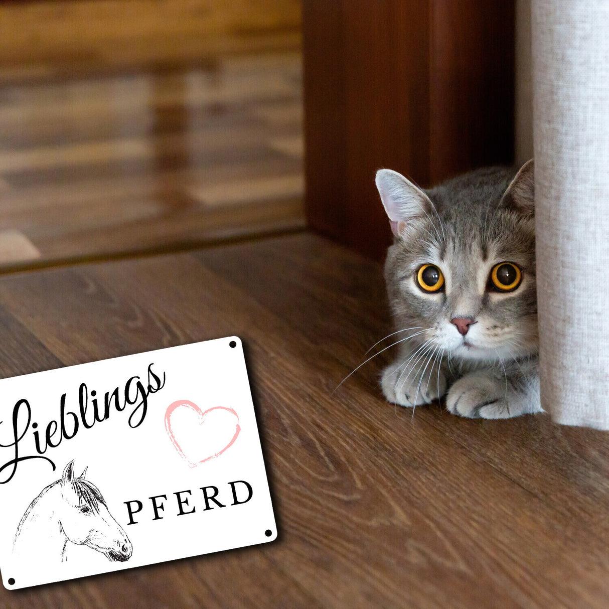 Lieblings Pferd Metallschild in 15x20 cm für den Stall