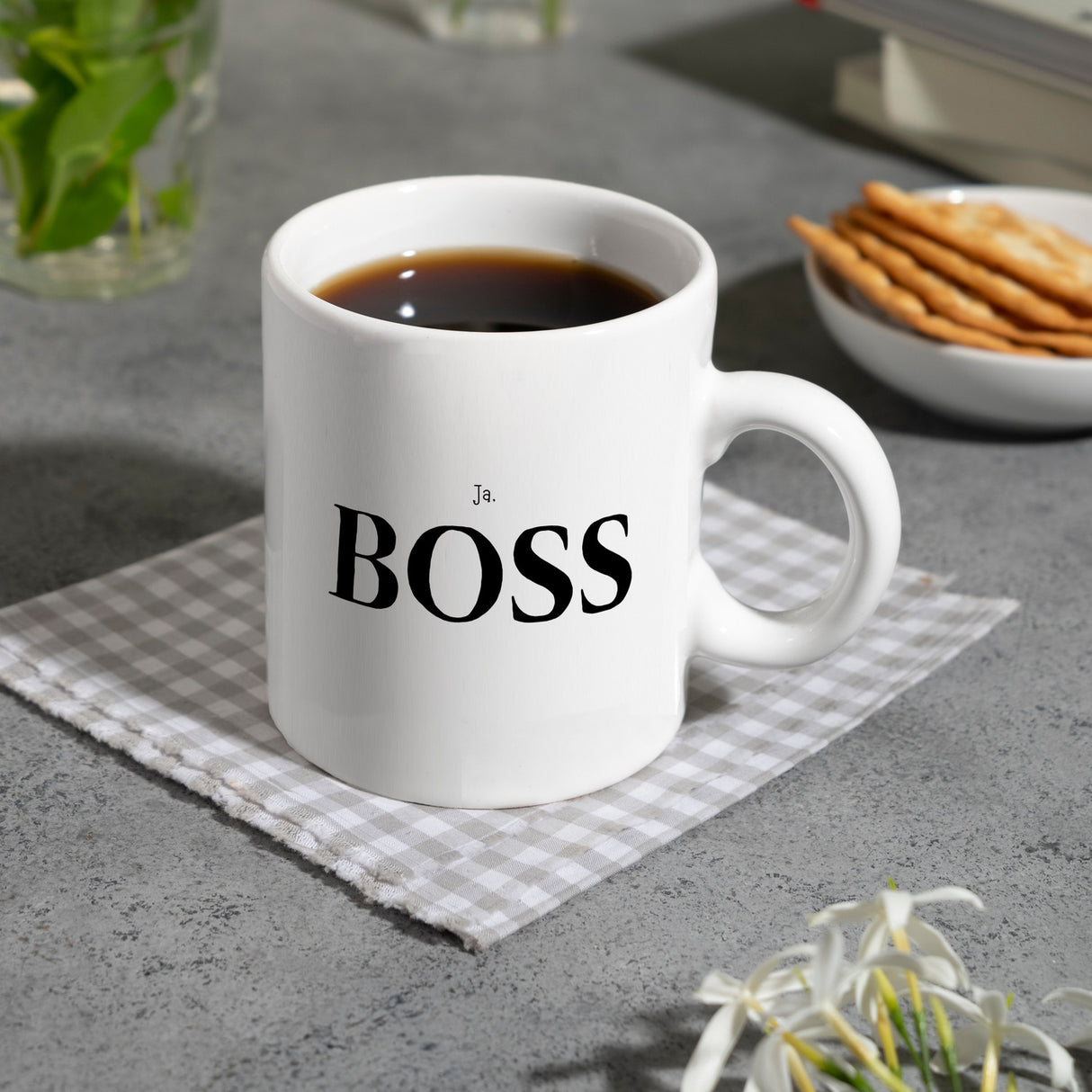 Büro Kaffeebecher - Ja, Boss