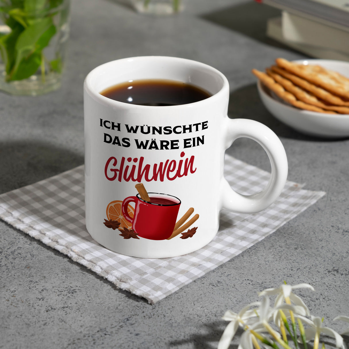 Ich wünschte das wäre ein Glühwein Kaffeebecher