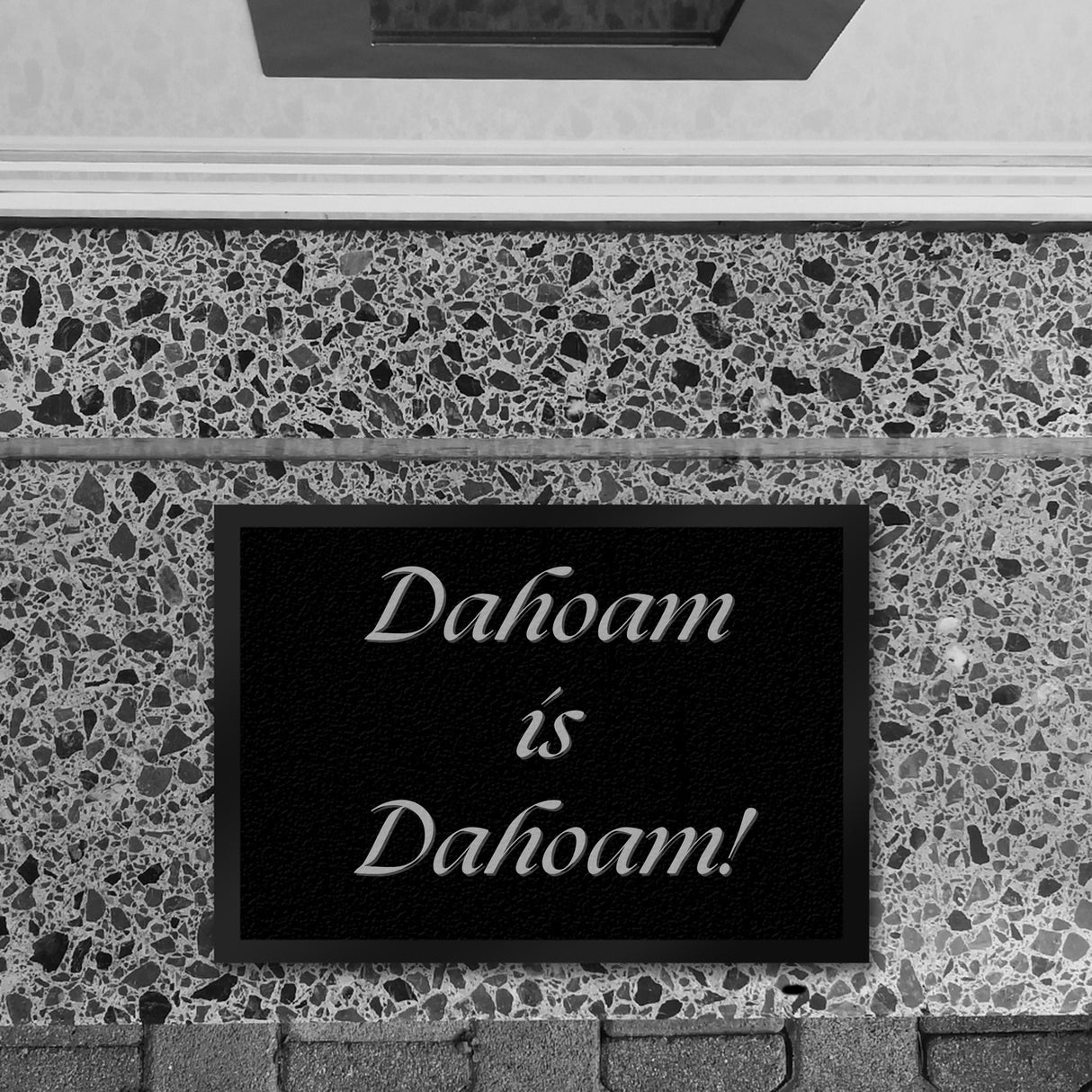 Dahoam is Dahoam Fußmatte in 35x50 cm mit Spruch
