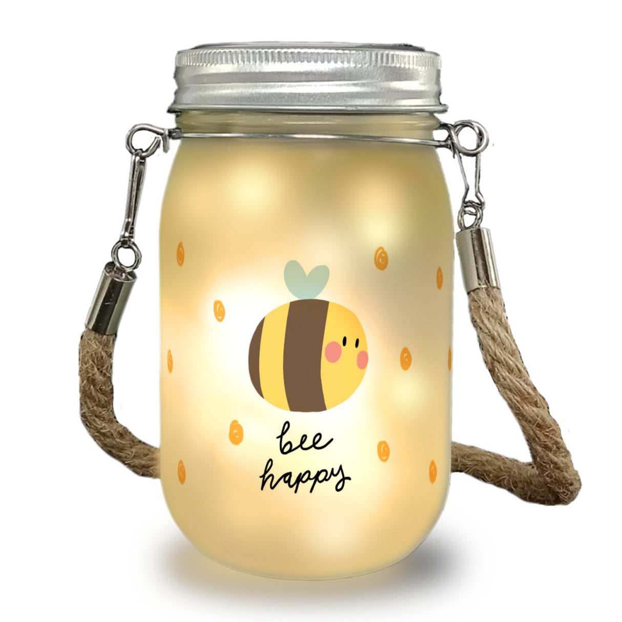Bee happy Solarlicht mit dicker Biene
