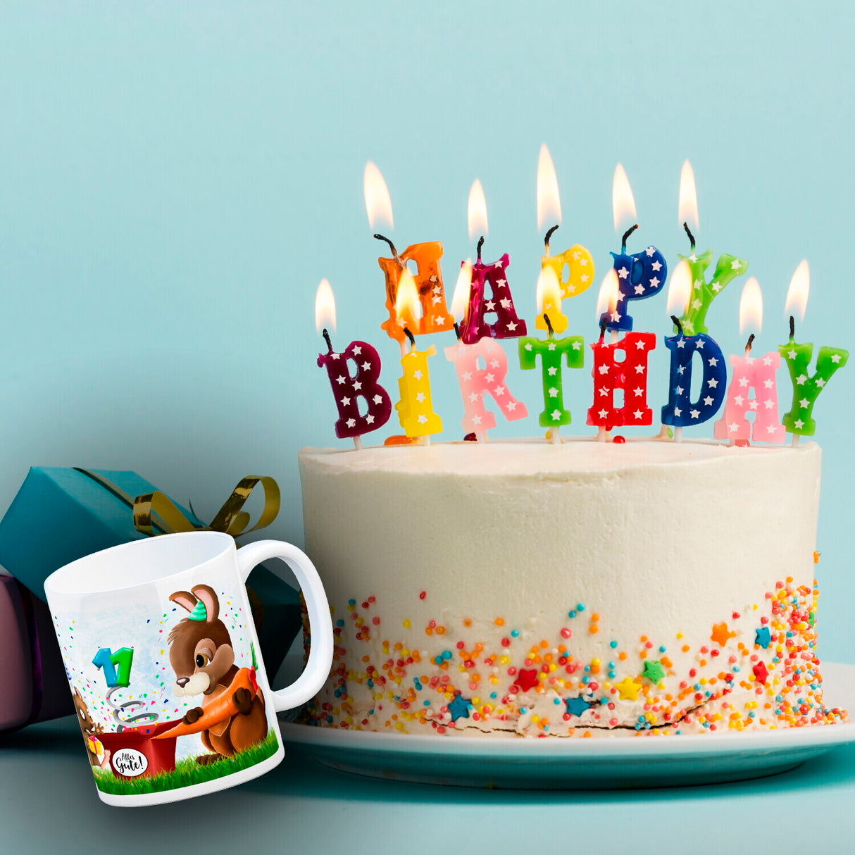 Waldtiere Überraschungsparty zum 18. Geburtstag Kaffeebecher