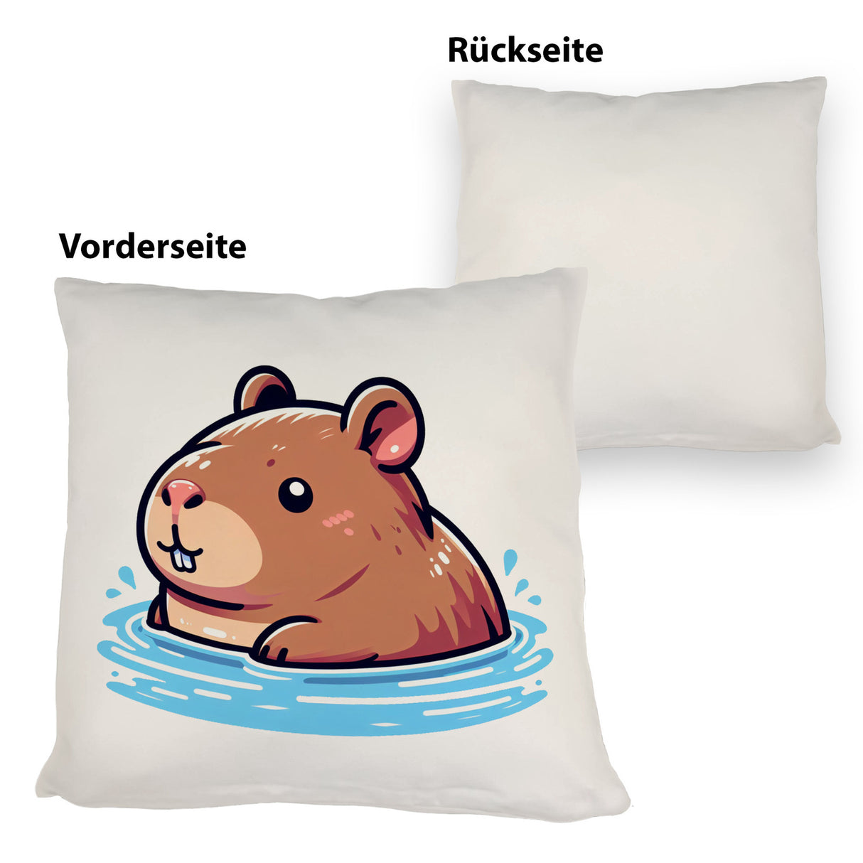 Capybara Comic Kissen