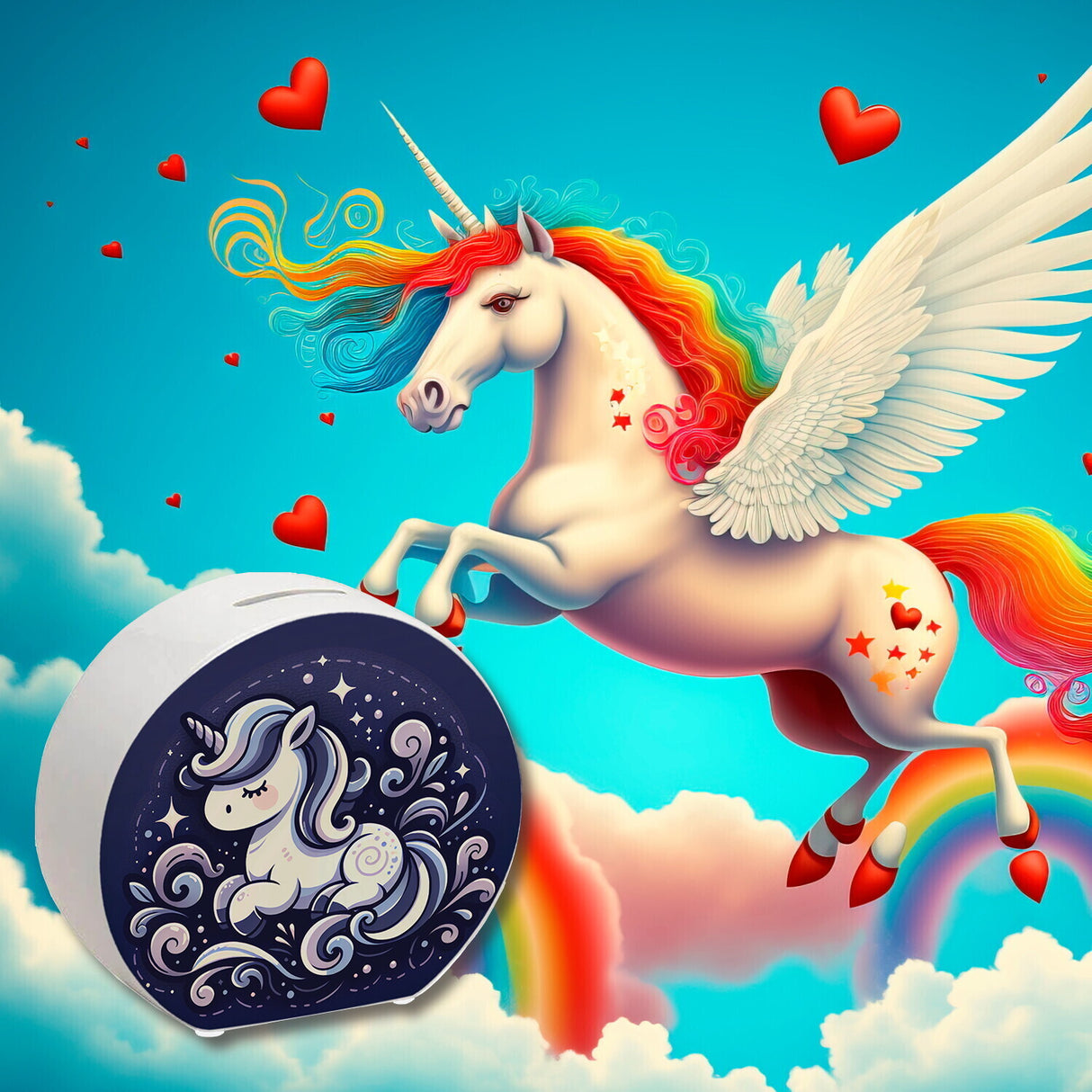 Schlafendes Einhorn Spardose