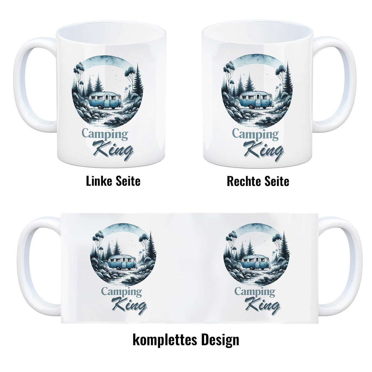 Camping King Wohnwagen Kaffeebecher