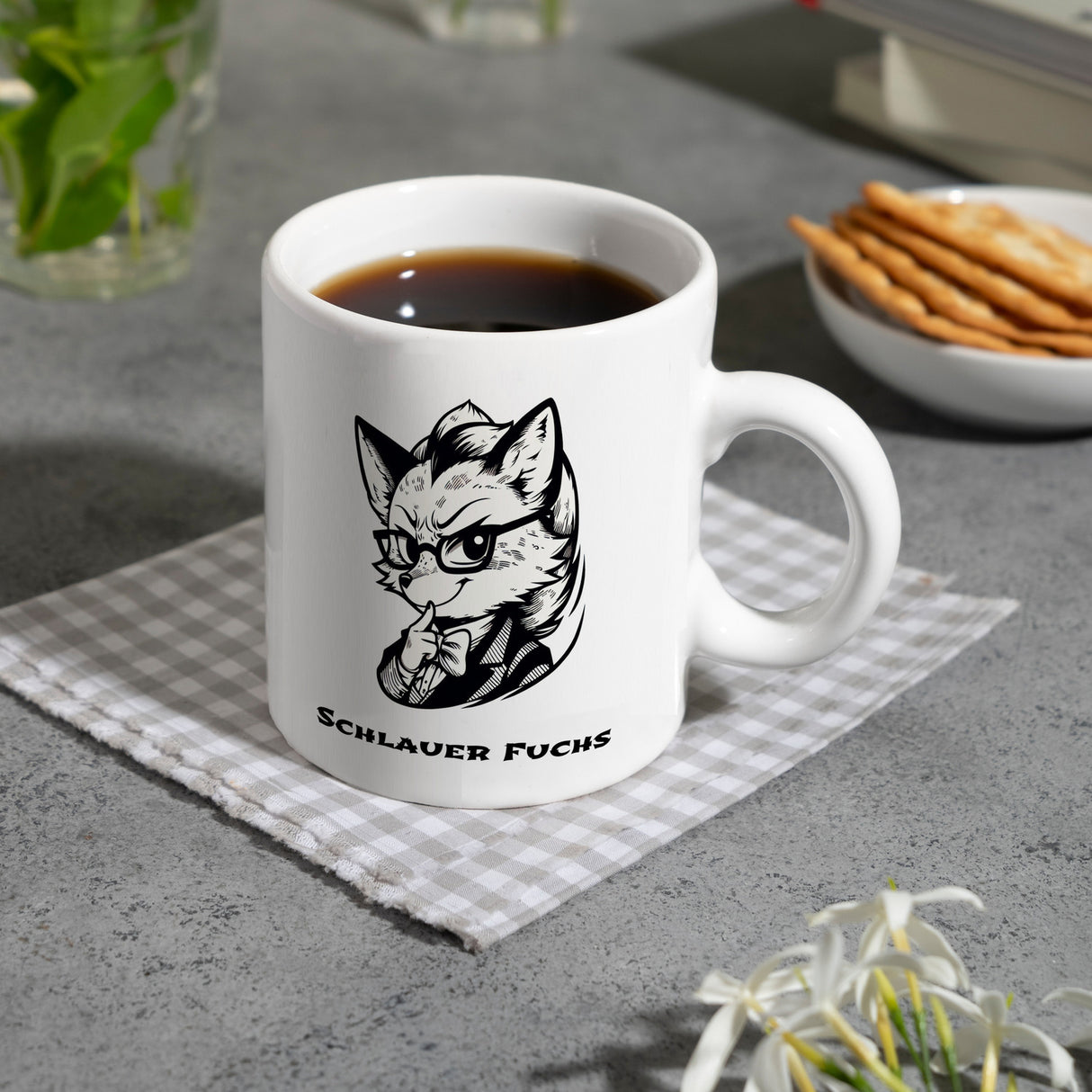 Schlauer Fuchs Manga Kaffeebecher