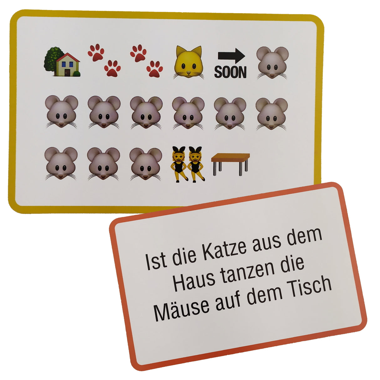 Emoticon Quiz Gesellschaftsspiel