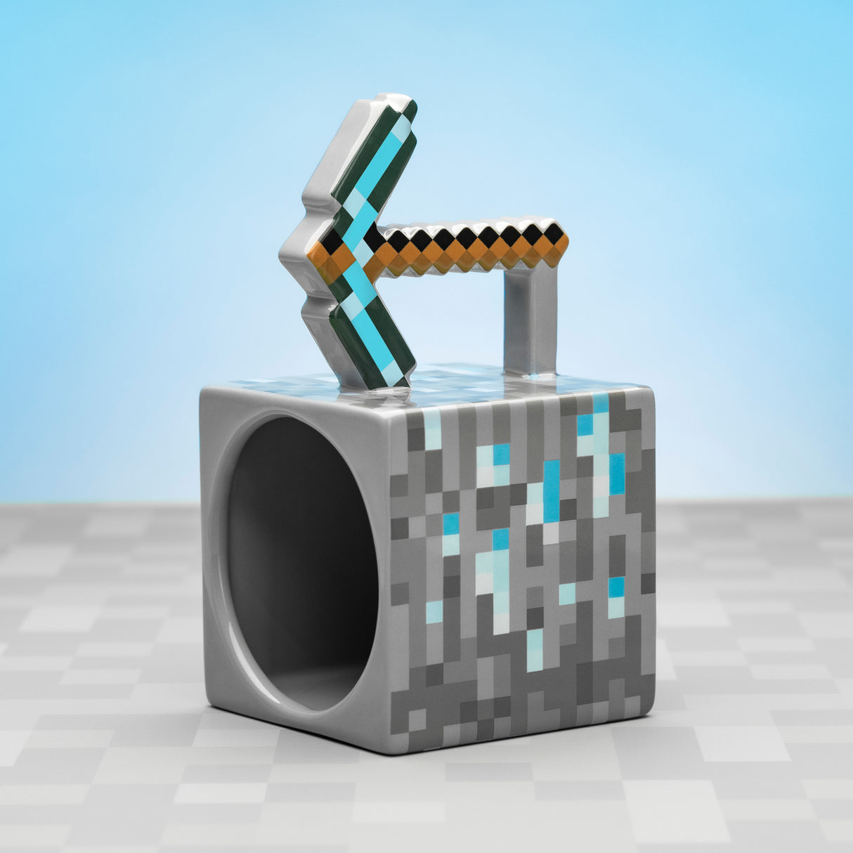 Minecraft Diamond Pickaxe Kaffeebecher